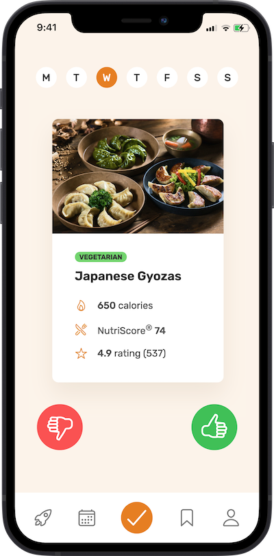 Meal appproving plan