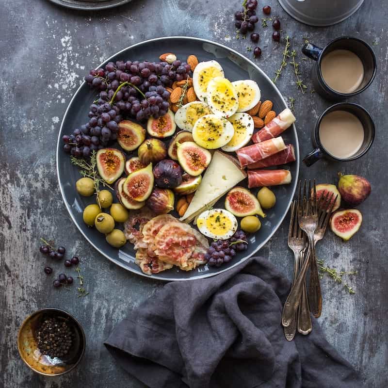 photo of beautifully arreanged food