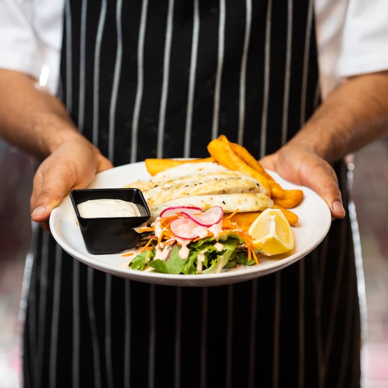 photo of beautifully arreanged food